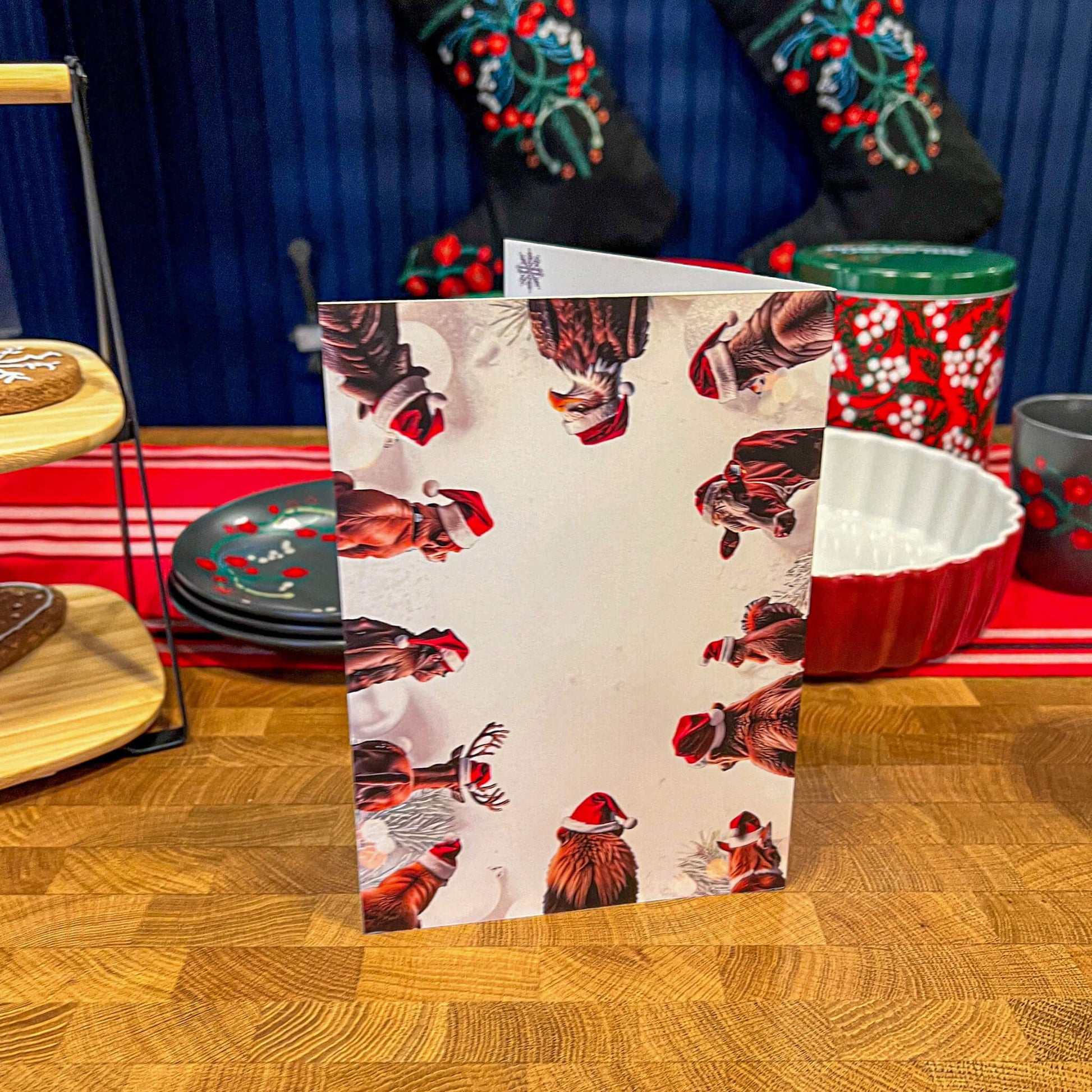 Inside look at our Unstoppable Singing Christmas Card – glitter and unstoppable carols come together for the ultimate holiday surprise, perfect for kids and adults alike.